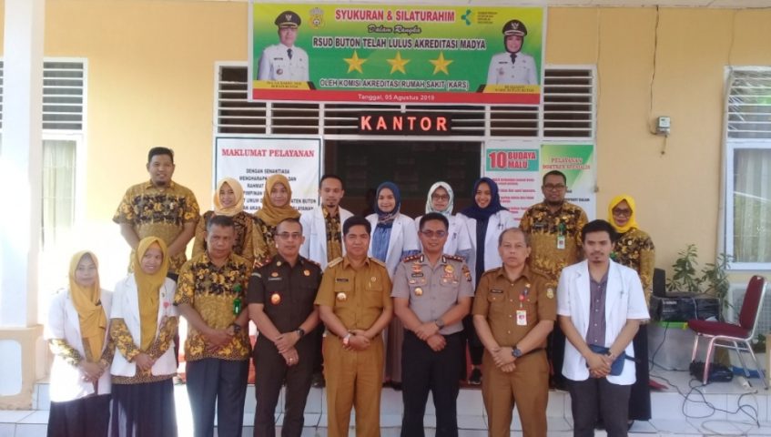 ﻿Akhirnya, RSUD Buton Terakreditasi Madya Bintang Tiga