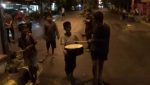 Puluhan Anak Pukul Gendang, Bangunkan Warga Sahur