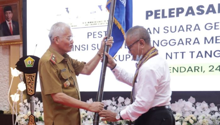 Lepas Kontingen Pesparani, Pj Sekda: Jaga Nama Baik Daerah