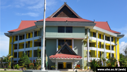 Gedung Universitas Halu Oleo (UHO) di Kendari, Sulawesi Tenggara. (Foto: www.uho.ac.id)