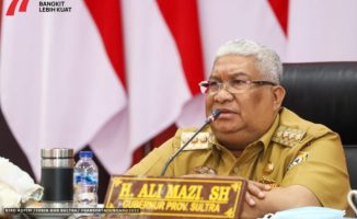 Gubernur Ali Mazi Ikuti Rakor dalam Rangka Pengendalian Inflasi Bersama Kemendagri