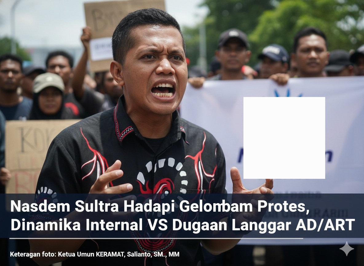 Nasdem Sultra Hadapi Gelombang Protes, Dinamika Internal VS Dugaan Langgar AD/ART