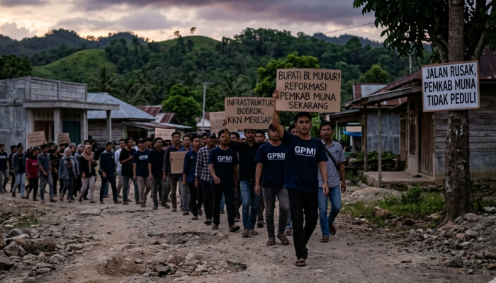 Krisis Kepercayaan di Muna, Bupati Didesak Mundur