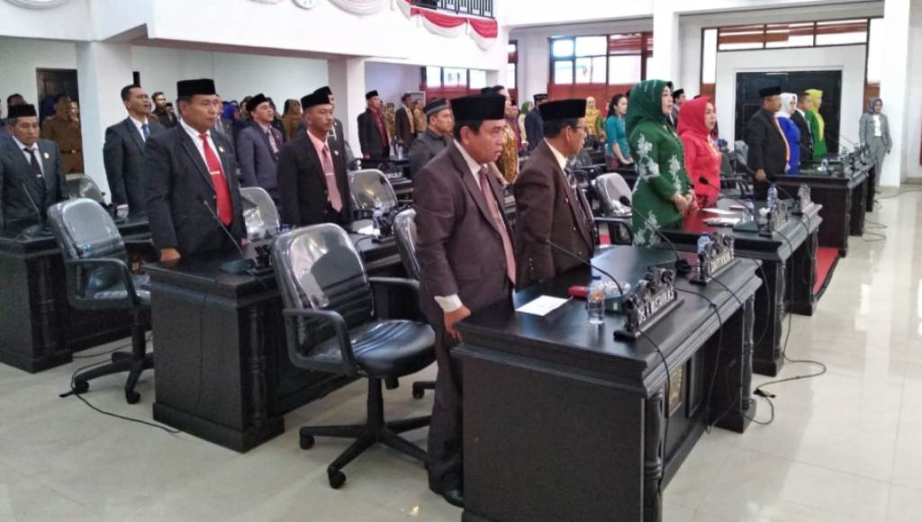 Rapat Paripurna DPRD Kery Paparkan Visi Misi Menuju Konawe Gemilang