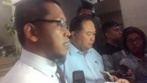 Adik dari mantan pimpinan KPK Bambang Widjojanto yakni, Haryadi Budi Kuncoro, selaku Manajer Senior Pelindo II FOTO : RUL
