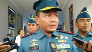 Komandan Pangkalan  Utama TNI AL VI, Laksamana Pertama TNI Yusup FOTO : FT