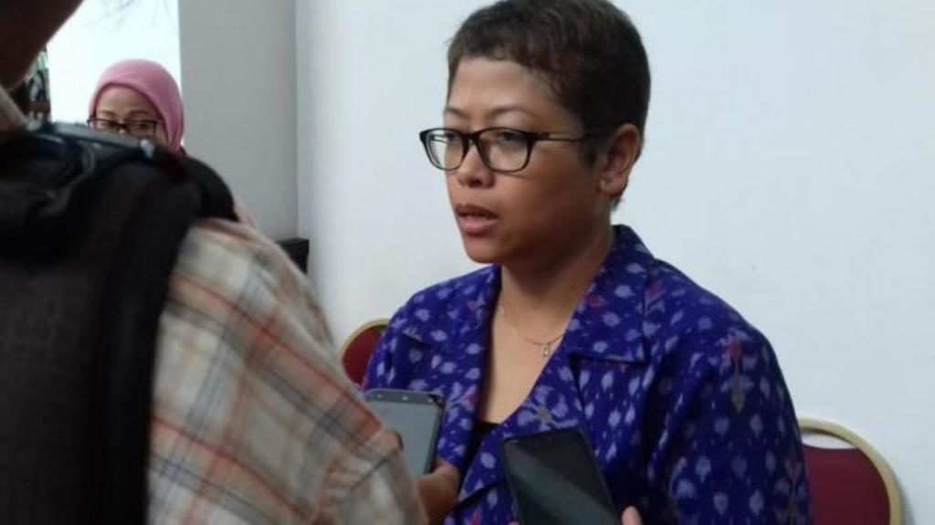 Yuyuk Andriati Iskak selaku Pelaksanana Harian Kepala Biro Humas KPK FOTO : RUL