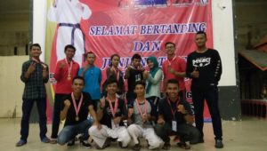 Atlit karate dari perguruan lemkari Langsa FOTO : ROBY