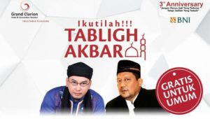 Grand Clarion Hotel Kendari Undang Warga Donor Darah dan Tabligh Akbar