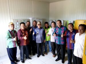 Bupati Koltim Tinjau Pembangunan PLTS