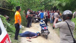 Aksi Penembakan di Siang Bolong Gemparkan Aceh Timur FOTO : ROBY
