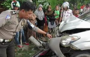 Oknum TNI Terlibat Lakalantas FOTO : LAN