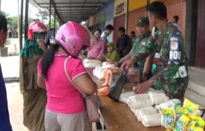 Rayakan Hari Juang Kartika, Kodim 1412 Kolaka Gelar Pasar Murah