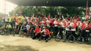 Karaeng Tinggi Jamu 50an Peserta Gowes di Punagaya