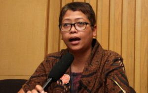 Yuyuk Andriati selaku Pelaksana Harian (Plh) Kabiro Humas KPK FOTO RUL