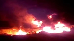 Gudang Penyimpanan Solar Milik PT Waskita &nbsp;Terbakar