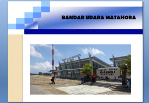 Bandar Udara Matahora Wanci di Kabupaten Wakatobi Bandara