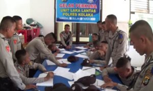 ​49 Bintara SPN Anggota Gelar Latihan Kerja di Mapolres Kolaka