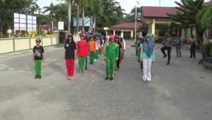 Polres Kolaka Latih Pocil Jiwa Kedisplinan