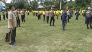 TNI Polri Gelar Senam Bersama Sambut Pilkada Serentak