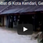 Video Hujan Lebat di Kota Kendari, Genangan Tak Berlangsung Lama
