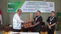 ​BPJS Ketenagakerjaan dan Kajari Kolaka Tandatangani MoU Bantuan Hukum