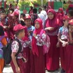 Siswa-siswi SD Negeri 3 Lamokato di terpa isu penculikan anak. FOTO : LAN
