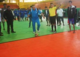 Asrun, Buka Kejuaraan Futsal KNPI Cup I &nbsp;Kota Kendari