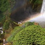 Air Tejun Coban pelangi di Kabupaten Malang. Yang suka berwisata di alam dengan pesona air terjun silakan ke malang. FOTO : AHMAD SUGENG LAKSONO