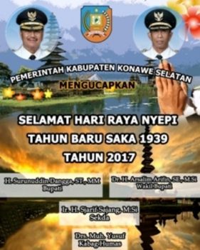 Hari Raya Nyepi 1939 Tahun Baru Saka 28 Maret 2017