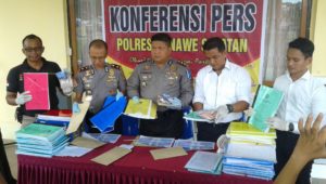 Lima Staf Dinas PK Konsel di Tetapkan Sebagai Tersangka Pungli