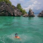 Lokasi permandian Pulau Hari di konawe selatan yang mendapat perhatian dari pengunjung. FOTO ; MAHIDIN