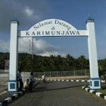 Pintu gerbang masuk Karimun Jawa setelah dari pelabuhan Kapal cepat. FOTO : DSW
