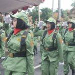 Lomba Devile Linmas di Kabupaten Jepara yang dilaksanakan dalam rangka mencari yang terbaik untuk mewakili Jepara di tingkat Provinsi