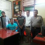 Pelaku Pencurian kendaraan bermotor Anwar Bin Nurdin (34) yang diringkuas aparat Polsek Peureulak Polres Aceh Timur. FOTO : ROBY SINAGA
