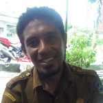 Kepala Desa Lubulawa kecamatan pasir Putih Kabupaten muna la ode Indra FOTO : ROS