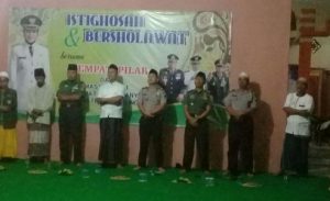 Istiqhosa yang dilaksanakan di kantor camat Kotaanyar Kabupaten Probolinggo. FOTO : ASL