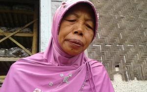 Ibu Supyah merupakan wanita ulet pemetik jamur kancing di bromo tengger. FOTO : ASL