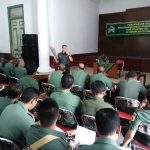 jajaran TNI Kodim Probolinggo saat mengekuuti kegiatan pengawasan dan evaluasi. FOTO : AHMAD SUGENG LAKSONO