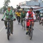 Sepeda Santai Eratkan Silaturahim TNI/Polri di Aceh