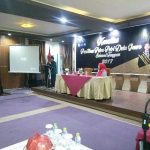 pelatihan cara menghindari resiko TRIAD KRR. Dalam pelatihan ini dihadiri oleh kepala BKKBN perwakilan Sulawesi Tenggara di salah satu hotel di kota kendari. FOTO : BAIM..J