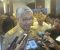 Gubernur Sultra H. Nur Alam SE, M.Si saat memberikan keterang pers usai membuka kegiatan musrenbang Provinsi. FOTO : BAIM. J