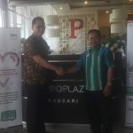 Kepala Unit Hukum Komunikasi Publik dan Kepatuhan BPJS Ketenagakerjaan Sultra Imran (Kanan) dalam suatu kesempatan. FOTO : BAIM. J