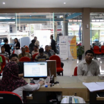 Suasana pelayanan pajak di KPP Kabupaten Jepara Provinsi Jawa Tengah. FOTO : DSW