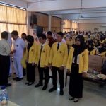 Mahasiswa Stikes Mandala waluya mengikuti Yudisium di aula MW Kendari. FOTO : EDI SAFRAN