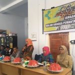 Wakil Bupati Koltim (kedua dari kanan) Hj Andi Merya Nur menghadiri pemantauan kesehatan caloan jama,ah haji di alua Depag Koltim. FOTO : JUSRAN