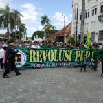 Laskar DPW PPP DIY Gelar Aksi Tablik Akbar. FOTO : NADHIR ATTAMIMI