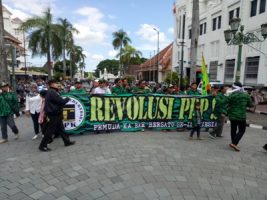 Laskar DPW PPP DIY Gelar Aksi Tablik Akbar. FOTO : NADHIR ATTAMIMI