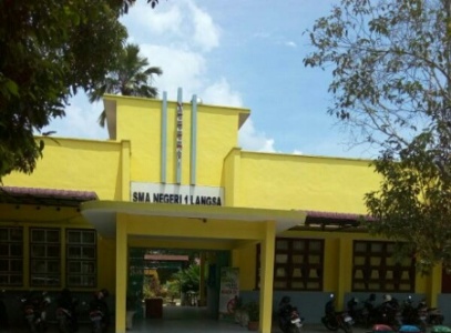 SMA Negeri 1 Kota Langsa Provinsi nagroh Aceh Darusalam. FOTO : ROBY SINAGA