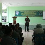 Kumdam IM berikan penyuluhan hukum kepada seluruh personil Kodim 0104/Aceh Timur yang digelar di Aula Garasi Makodim Langsa. FOTO : ROBY SINAGA